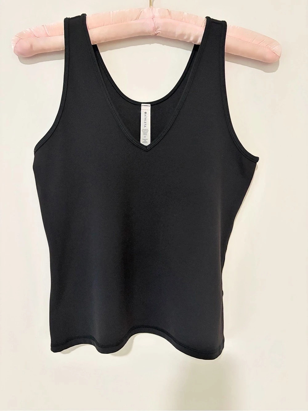 Athleta Transcend Black Tank Top Size Medium